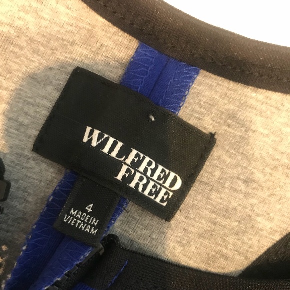 Wilfred Free Full Zip Front Mini Sleeveless Dress - Picture 6 of 6